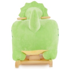 bieco Schaukelpferd Plusch Dino Schaukeltier 60 cm Baby Wippe Holz Spielzeug ab 9M Schaukeltiere Лошадка-качалка Плюшевый Дино Животное-качалка 60 см Baby Rocker Деревянная игрушка от 9M Rocking Animals