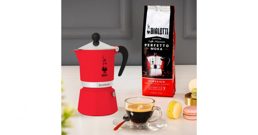 Bialetti Bialetti Rainbow, Espressomaschine rot, 1 Tasse  rot Bialetti Rainbow, кофемашина для эспрессо, красная, 1 чашка