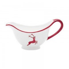 Gmundner Keramik Gmundner Keramik Rubinroter Hirsch Sauciere Gourmet 0,2 L / h: 10 cm Соусник Gmundner Ceramics Ruby Red Deer Gourmet 0,2 л / высота: 10 см