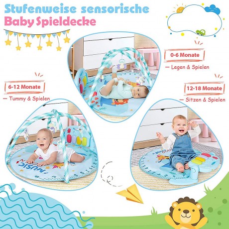 COSTWAY® Spielbogen Giraffe  Lowe mit Licht Играйте в арочного жирафа со светом