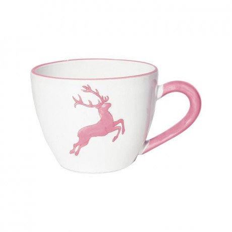 Gmundner Keramik Gmundner Keramik Rosa Hirsch Tee-Obertasse Maxima 0,4 L Керамическая чайная чашка Gmundner "Розовый олень" Maxima 0,4 л