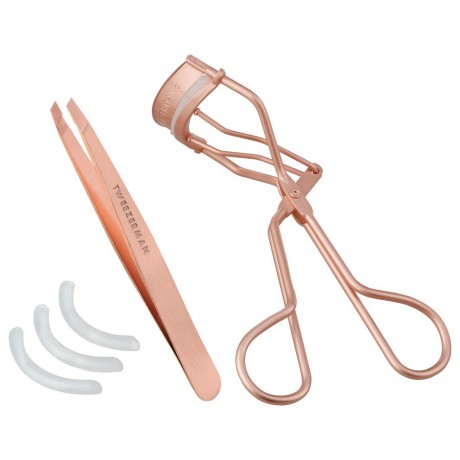 Tweezerman Brow & Lash Geschenkset Rosegold  Подарочный набор для бровей и ресниц розовое золото