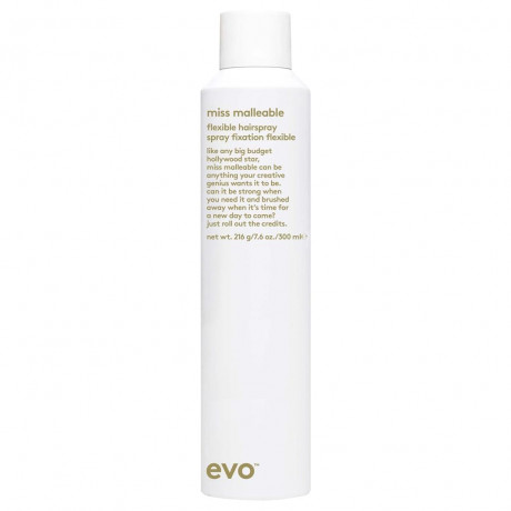 EVO Miss Malleable Flexible Hairspray  Лак для эластичных волос Miss Malleable