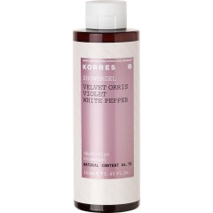 Korres (Коррес) Velvet Orris, Violet, White Pepper Shower Gel Гель для душа, 250 мл