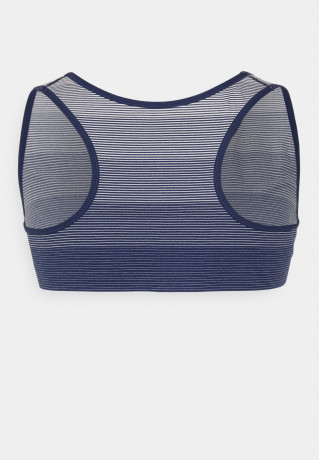 Tommy Hilfiger UNLINED BRALETTE CURVE Bustier twilight indigo БЮСТГАЛЬТЕР CURVE БЕЗ ПОДКЛАДКИ Бюстье сумеречный индиго