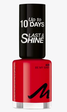 MANHATTAN Cosmetics Лак для ногтей Nagellack Last & Shine Be My Baby 630, 8 ml