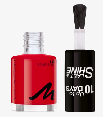 MANHATTAN Cosmetics Лак для ногтей Nagellack Last & Shine Be My Baby 630, 8 ml