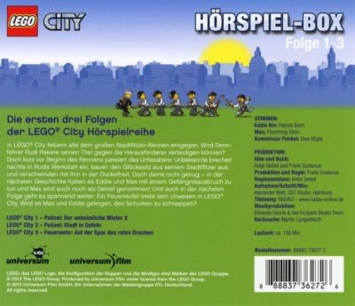 LEGO CD LEGO City Horspielbox  1-3 Компакт-диск LEGO City аудиоплеер 1-3