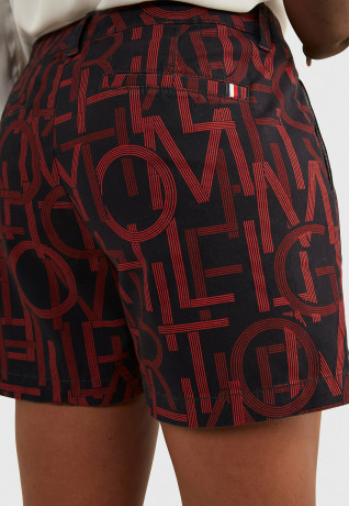 Tommy Hilfiger ADAPTIVE LOGO Shorts regatta red multi АДАПТИВНЫЙ ЛОГОТИП — шорты регата красный мульти