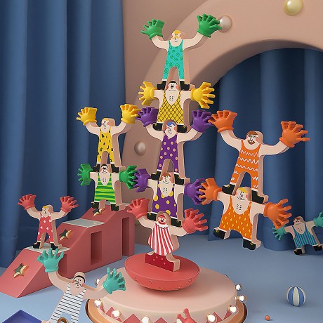 TOPBRIGHT Spiel Herkules Balancier Akrobaten Deluxe Игра Геракл Балансирующие Акробаты Делюкс