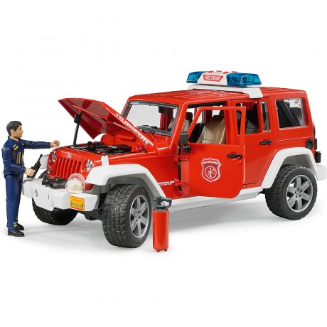 Bruder Bruder 02528 Jeep Wrangler Feuerwehr Einsatzfahrzeug Brother 02528 Jeep Wrangler Пожарная машина скорой помощи
