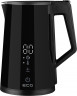 ECG ECG Wasserkocher RK 1893 Digitouch Black, 1,7 l, 2200 W, 5 Temperaturmodi, Hochwertige STRIX-Technologie  ЭКГ-чайник RK 1893 Digitouch Black, 1,7 л, 2200 Вт, 5 температурных режимов, качественная технология STRIX