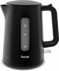Tefal Tefal Wasserkocher KO2008 Principio Select, 1,7 l, 2400 W, Automatischer Ein-/Ausschalter, Antikalk-Filter, schwarz Matt  Чайник Tefal KO2008 Principio Select, 1,7 л, 2400 Вт, автоматическое включение/выключение, фильтр против накипи, матовый черный