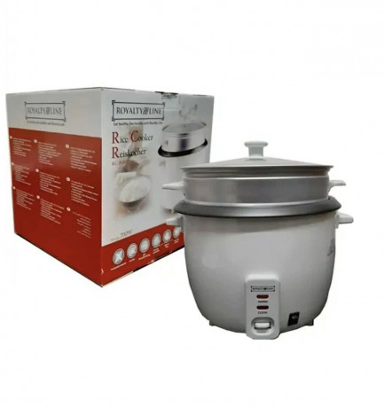 Royalty Line Royalty Line Reiskocher, Dampfgarer Inklusive Deckel aus Sicherheitsglas 1,8 L 700 W  Рисоварка и пароварка Royalty Line с крышкой из безопасного стекла 1,8 л — 700 Вт