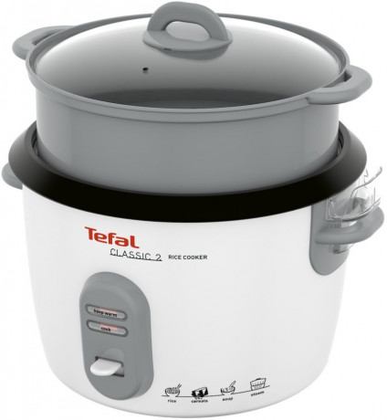 Tefal Tefal Reiskocher RK1011, 600 W, 10 Tassen Kapazitat (5 L), automatische Warmhaltefunktion, Dampfkorb  Рисоварка Tefal RK1011, 600 Вт, вместимость 10 чашек (5 л), функция автоматического поддержания тепла, паровая корзина