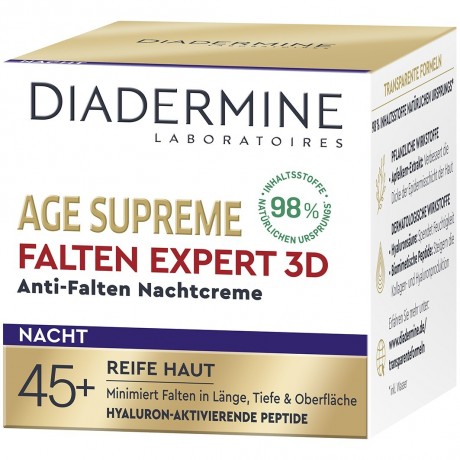 DIADERMINE Falten Expert 3D Nachtcreme Fur Reife Haut  Wrinkle Expert 3D ночной крем для зрелой кожи