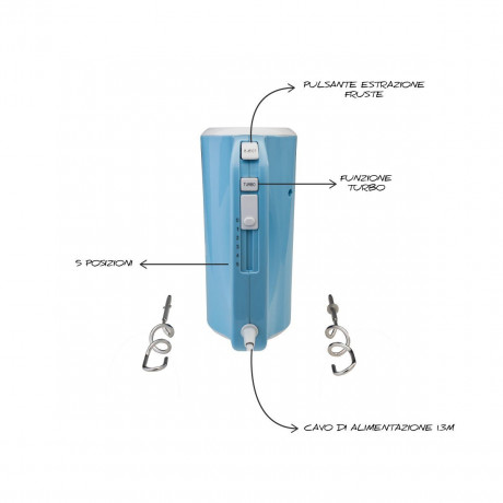 Pantone Universe Pantone Universe Handmixer PANTONE Clear Day HAND MIXER  Ручной миксер Pantone Universe Ручной миксер Pantone Clear Day