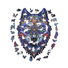 ANIWOOD Holz-Puzzle Wolf M (150 Teile) Пазл деревянный Волк М (150 деталей)