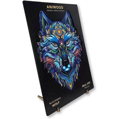 ANIWOOD Holz-Puzzle Wolf M (150 Teile) Пазл деревянный Волк М (150 деталей)