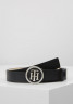Tommy Hilfiger ROUND BUCKLE BELT Belt black РЕМЕНЬ С КРУГЛОЙ ПРЯЖКОЙ Ремень черный