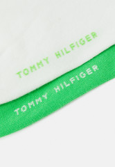 Tommy Hilfiger WOMEN CASUAL 2 PACK Socks green/marshmallow ЖЕНСКАЯ ПОВСЕДНЕВНАЯ 2 НАБОР Носки зеленый/зефир