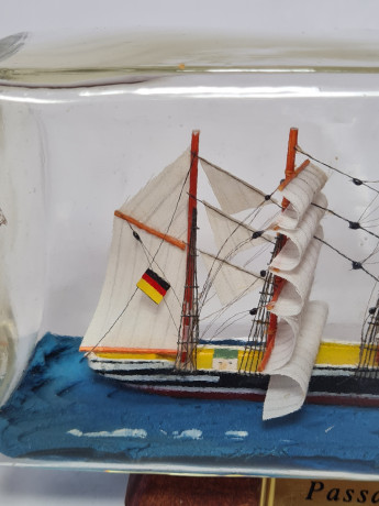 Passat Парусник в бутылке, 24 x 10,5 см, Германия, 1970-80гг.