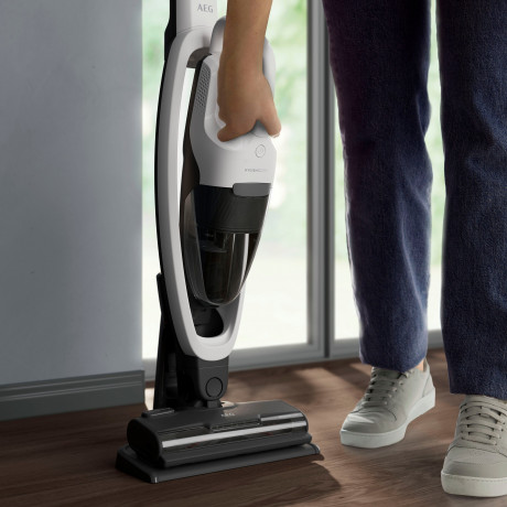 AEG AEG Akku-Hand-und Stielstaubsauger HYGIENIC 5000 AKKU-STAUBSAUGER (AS52H212XN), beutellos, 2in1, leise 79 dB(A), 58 % Recyclingmaterial, bis zu 50 Min. Laufzeit  Беспроводной ручной пылесос AEG HYGIENIC 5000 АККУМУЛЯТОРНЫЙ ПЫЛЕСОС (AS52H212XN), без ме