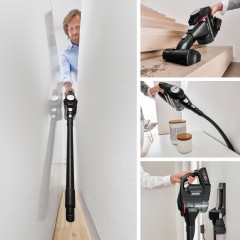 BOSCH BOSCH Akku-Stielstaubsauger BKS8214T Unlimited Serie, 8 Gen2, beutellos, 45 Min Laufzeit, inkl. elektrische Miniduse und flexibler Fugenduse  Беспроводной пылесос BOSCH BKS8214T Unlimited series, 8 Gen2, без мешка, время работы 45 минут, включая эле