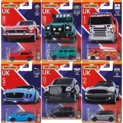 Mattel Matchbox Best of UK 1:64 Die-Cast Sortiment Спичечный коробок Best of UK 1:64 Die Cast Assortment