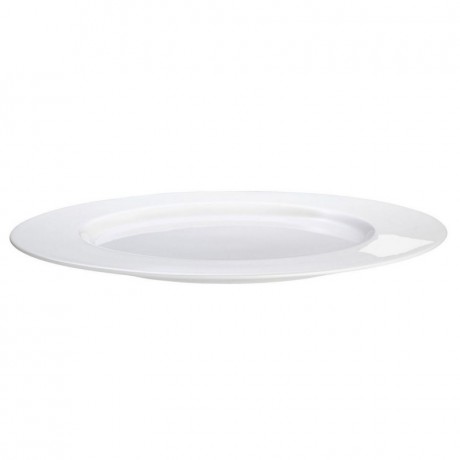 ASA SELECTION ASA A Table Weiss Essteller mit Fahne d: 28 cm ASA A Table Белая обеденная тарелка с бортиком d: 28 см