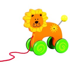 Lelin Holzspielzeug Ziehtier\/Nachziehtier Деревянная игрушка