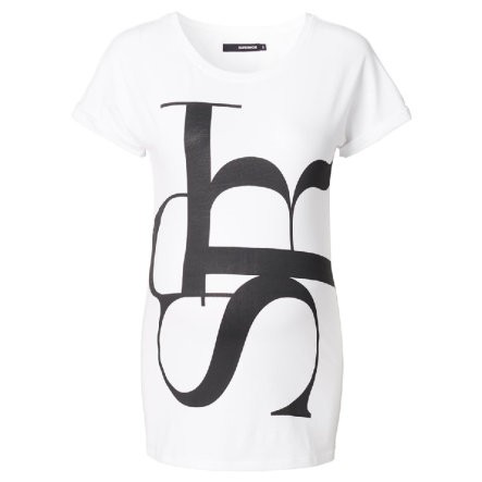 SUPERMOM Umstandsshirt Text White