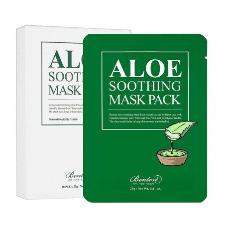 Benton Benton Aloe Soothing Mask Pack 10er Set  Успокаивающая маска Benton Aloe Soothing Mask Pack of 10 Set