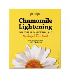 Petitfee Chamomile Lightening Hydrogel Mask Pack  Гидрогелевая осветляющая маска с ромашкой