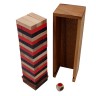 ROMBOL Wackelturm aus edlem Holz fur tollen Spielspass Шатающаяся башня из ценных пород дерева для отличного развлечения