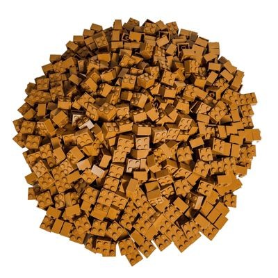 LEGO LEGO 2x2 Steine - Classic, Basic, City - 3003 - Hellbraun, 100 Stueck LEGO 2x2 Bricks — Classic, Basic, City — 3003 — светло-коричневый, 100 шт.