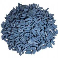 LEGO LEGO 1x4 Steine Sandblau - 100 Stuck - Sandblue Bricks 3010 LEGO 1x4 Bricks Sand Blue — 100 штук — Sand Blue Bricks 3010