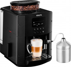Krups Krups Kaffeevollautomat EA8160 Essential Espresso, Wassertankkapazitat: 1,7 Liter, inkl. Auto Cappuccino XS6000 Set  Полностью автоматическая кофемашина Krups EA8160 Essential Espresso, емкость резервуара для воды: 1,7 литра, включая набор Auto Capp