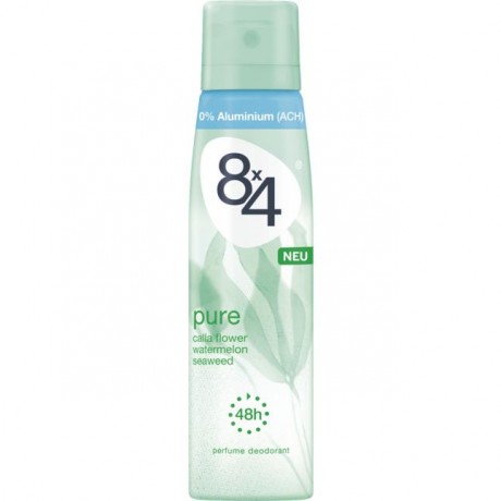 8x4 Deo Roll-on pure 8x4 Шариковый дезодорант Чистота с ароматом лилии и арбуза 150 г