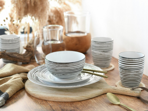 Creatable Creatable Kombiservice 16-tlg. LA GOMERA Weiss Создаваемый комбинированный сервиз 16 шт. ЛА ГОМЕРА