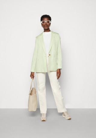 Tommy Hilfiger STRAIGHT HIGH WAIST Straight leg jeans ecru STRAIGHT HIGH WAIST Джинсы прямого кроя экрю