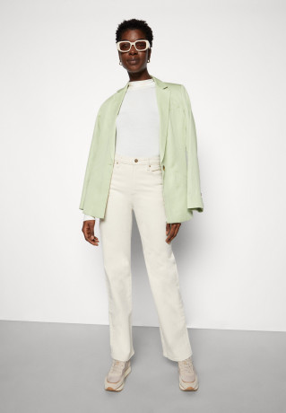 Tommy Hilfiger STRAIGHT HIGH WAIST Straight leg jeans ecru STRAIGHT HIGH WAIST Джинсы прямого кроя экрю