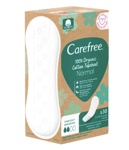 Carefree  Slipeinlagen Organic Cotton Normal 30 St, Карефри Ежедневные прокладки из органического хлопка Normal 30шт, 25 упаковок (750 штук)