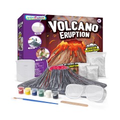 Hocan Spielzeug fur wissenschaftliche Experimente Raw diy manueller Vulkanausbruch Научный эксперимент игрушка Raw diy ручное извержение вулкана