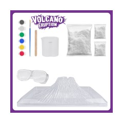 Hocan Spielzeug fur wissenschaftliche Experimente Raw diy manueller Vulkanausbruch Научный эксперимент игрушка Raw diy ручное извержение вулкана