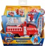 Spin Master Paw Patrol Marshalls Deluxe Basis Fahrzeug aus dem Kinofilm mit Hundefigur Роскошный базовый автомобиль Щенячьего патруля Маршалла из фильма с фигуркой собаки.