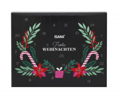 ISANA Adventskalender 2025, ISANA Адвент-календарь косметики 2025 "Счастливого Рождества", 24 бьюти сюрприза