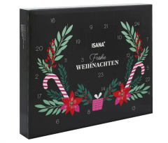 ISANA Adventskalender 2025, ISANA Адвент-календарь косметики 2025 "Счастливого Рождества", 24 бьюти сюрприза