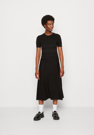 Tommy Hilfiger REFINE FLARE DRESS Jumper dress black REFINE FLARE DRESS Платье-джемпер черный