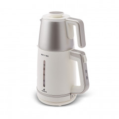 Karaca Karaca Wasser-/Teekocher, Durch den Deckel des Wassertanks auch als Wasserkocher geeignet.  Прибор для приготовления чая и воды Karaca, который благодаря крышке резервуара для воды также можно использовать в качестве чайника.